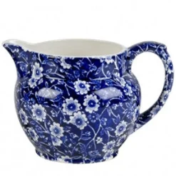 Burleigh Blue Calico Sm. Dutch Jug Creamer