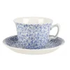 Burleigh Blue Felicity Teacup and Saucer