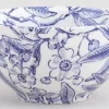 Burleigh Blue Prunus Small Sugar Bowl - 3.75in/9.5cm
