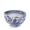 Burleigh Blue Regal Peacock Mini Footed Bowl - 4.75in/12cm