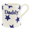 Emma Bridgewater Blue Star Daddy 1/2 Pint Mug