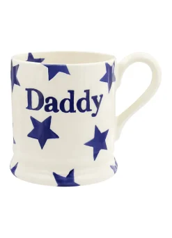 Emma Bridgewater Blue Star Daddy 1/2 Pint Mug