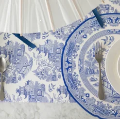 Burleigh Blue Willow Paper Table Runner