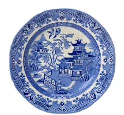 Burleigh Blue Willow Plate 8 1/2 in