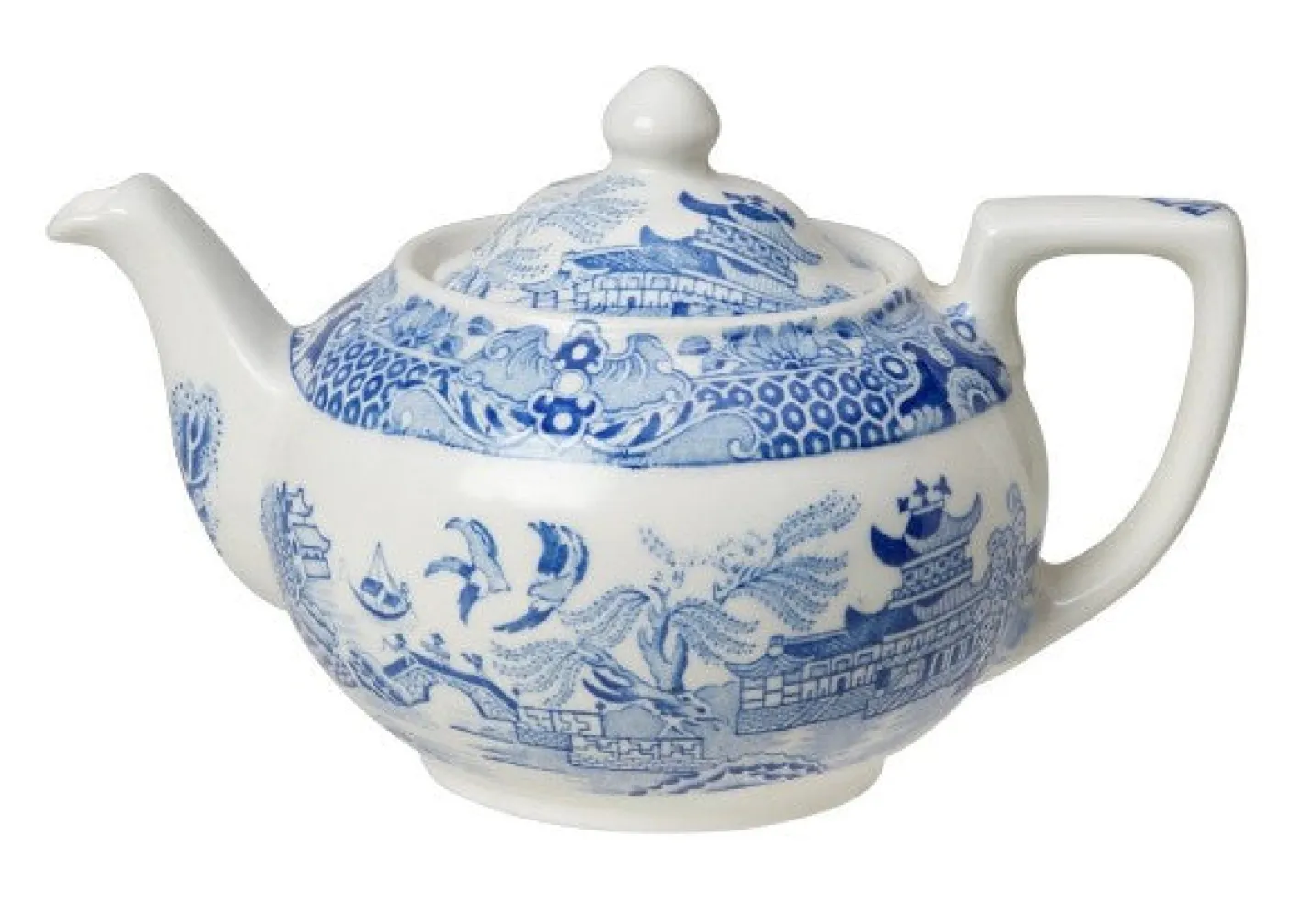 Burleigh Blue Willow Teapot Small
