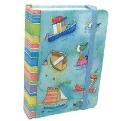 Emma Ball Boats Afloat A6 Hardback Notebook