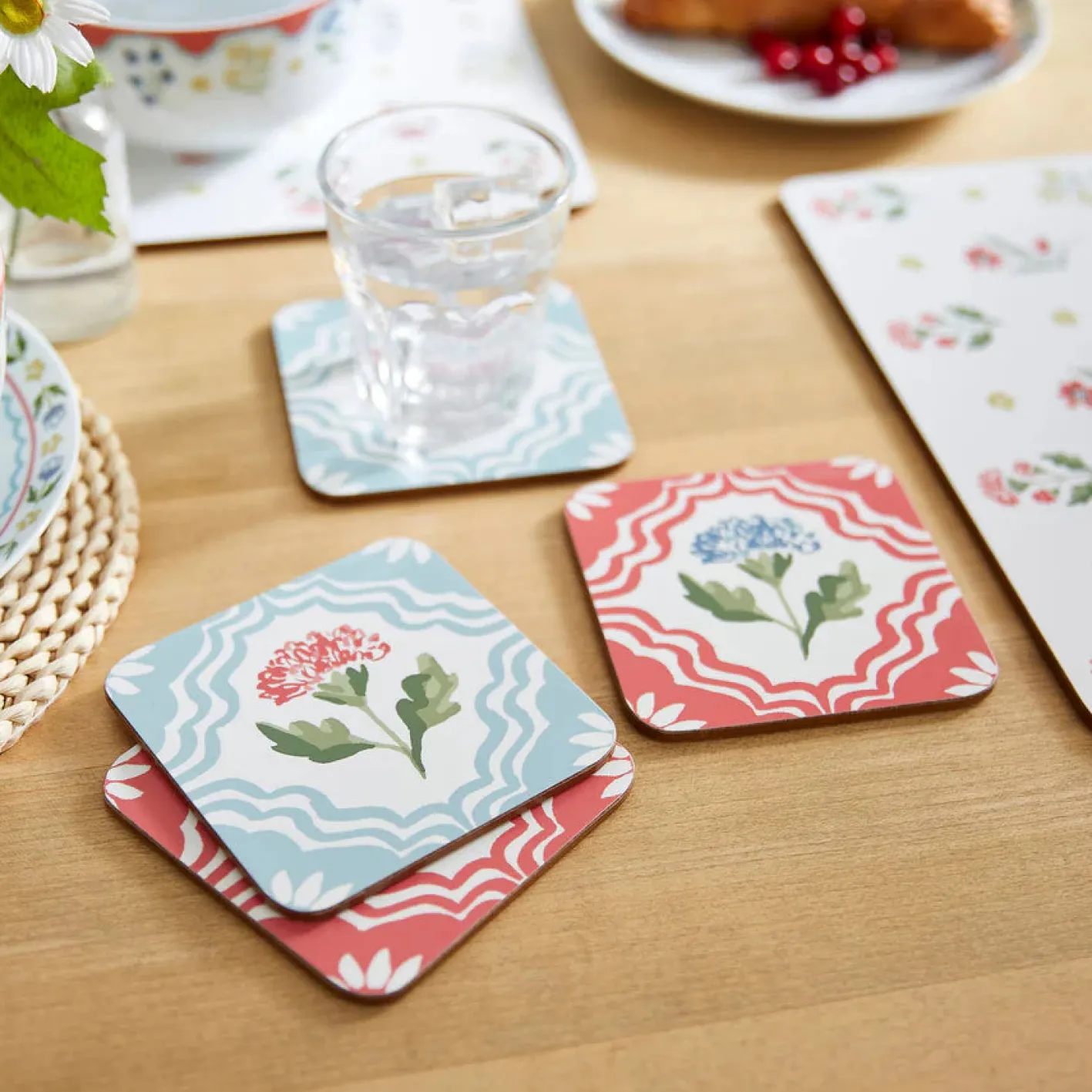 Ulster Weavers Boho Floral Coasters - Set of 4