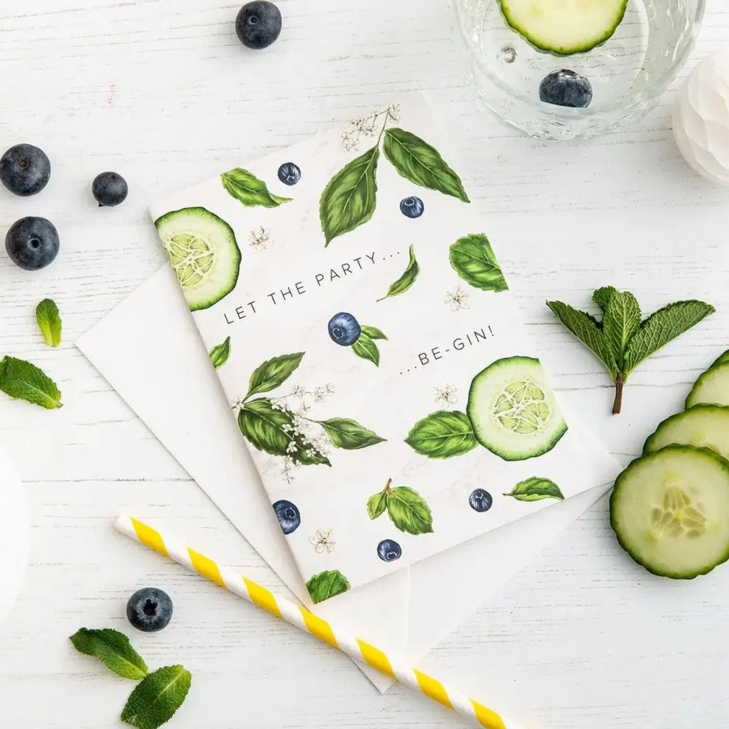 Catherine Lewis Botanical Party - Gin - card