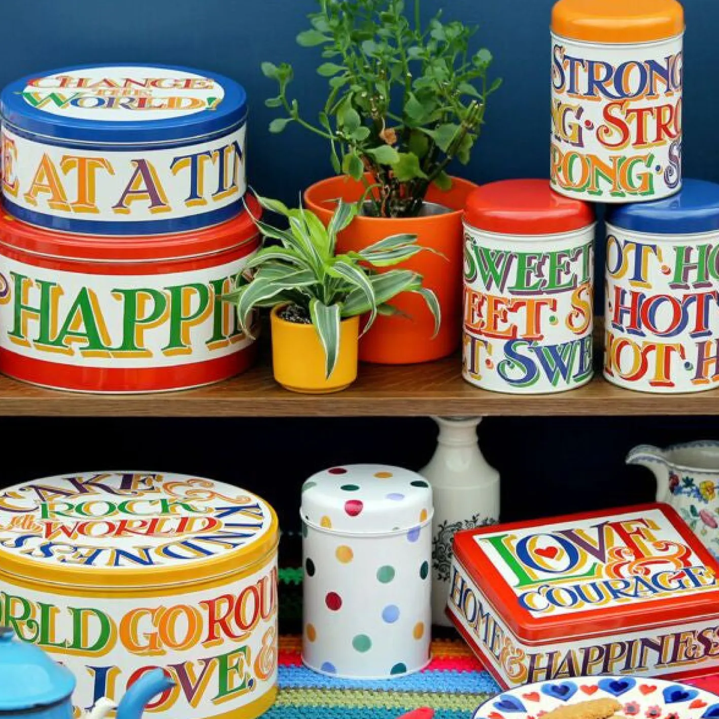 Emma Bridgewater Brighter World Set of 3 Cake Tins