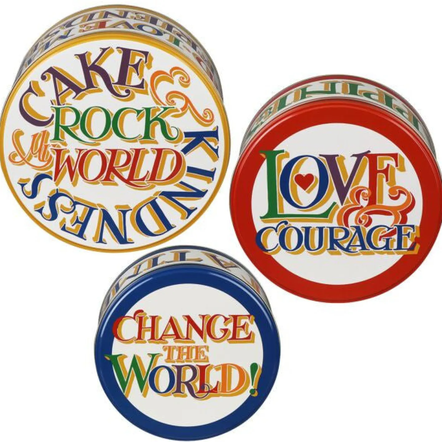 Emma Bridgewater Brighter World Set of 3 Cake Tins