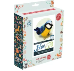 The Crafty Kit Co. British Birds - Blue Tit Needle Felting Kit