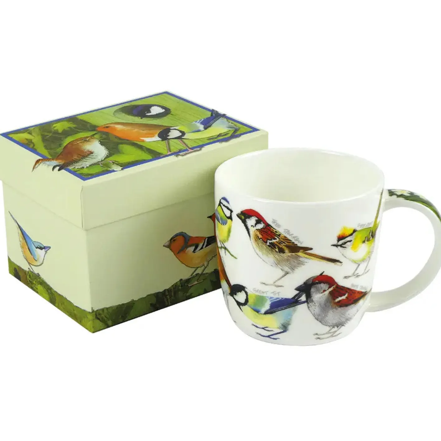 Emma Ball British Birds Bone China Mug (Boxed)