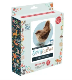 The Crafty Kit Co. British Birds - Jenny Wren Needle Felting Kit