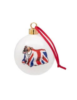 Alison Gardiner British Bulldog Bauble Boxed