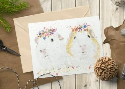 Jen Winnett Bubble and Squeak Blank Greetings Eco Card