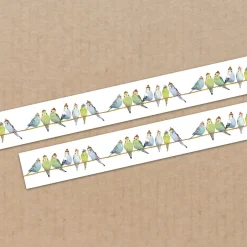 Emma Ball Budgies in Beanies 15mm Washi Tape