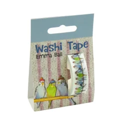 Emma Ball Budgies in Beanies 20mm Washi Tape