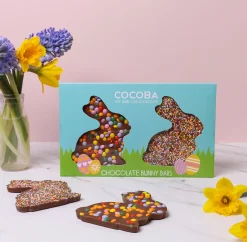Cocoba Bunny Shaped Easter Chocolate Bar Set