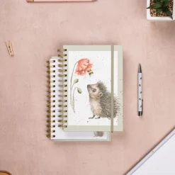 Wrendale Designs 'Busy as a Bee' Hedgehog Spiral Bound Notebook