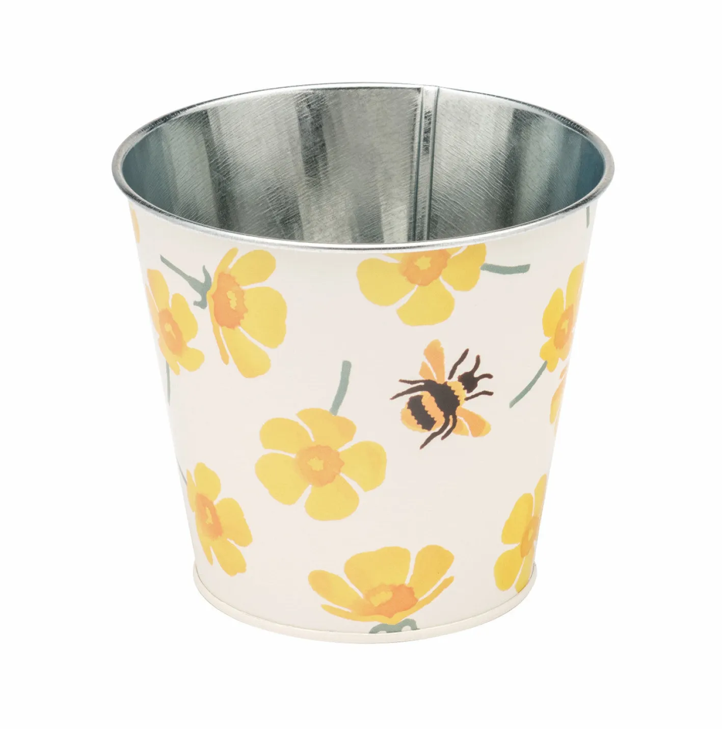 Emma Bridgewater Buttercup Set 3 Round Tin Herb Pots