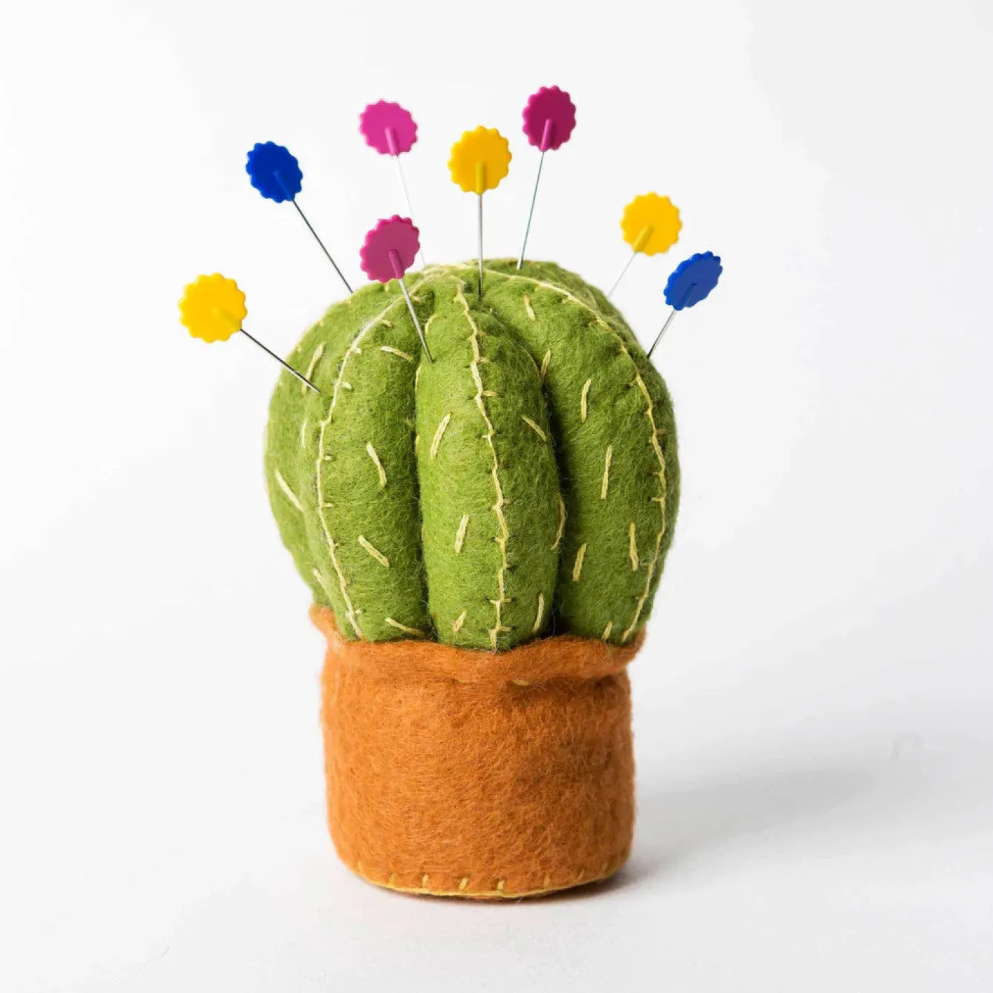 Corinne Lapierre Cactus Pincushion Wool Mix Felt Craft Kit