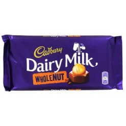 Cadbury Dairy Milk Whole Nut 180g