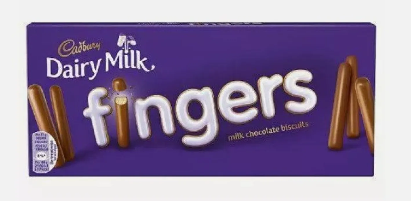 Cadbury Milk Chocolate Fingers 114 g