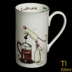 Two Bad Mice Cafe Culture Tall Mug