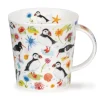 Dunoon Cairngorm Puffins & Oystercatchers Seabird Medley Mug
