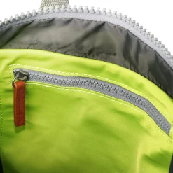 Ori London Canfield B Lime Recycled Nylon Backpack - Medium