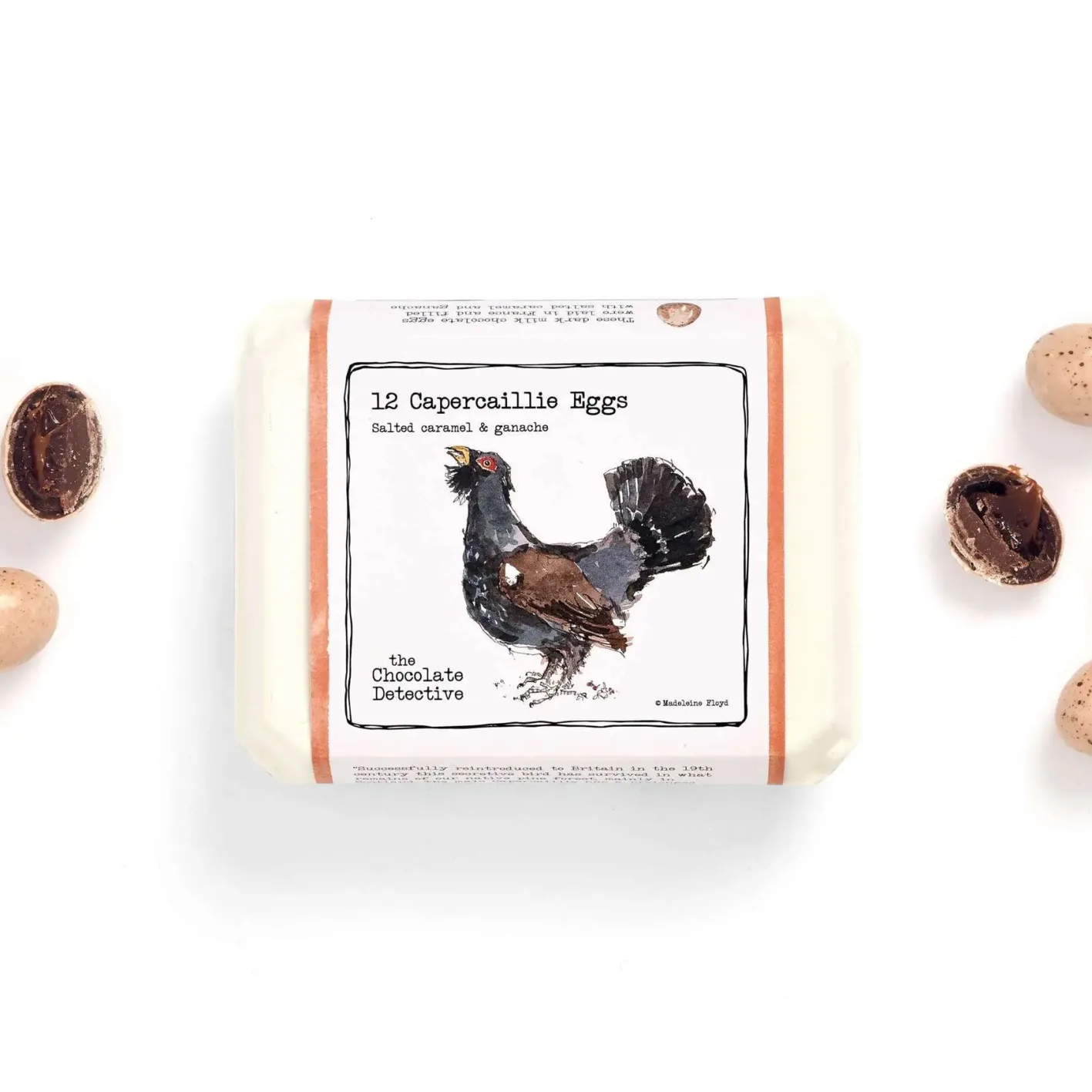 The Chocolate Detective 12 Capercaillie Eggs by