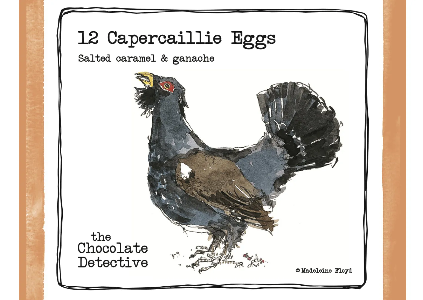 The Chocolate Detective 12 Capercaillie Eggs by
