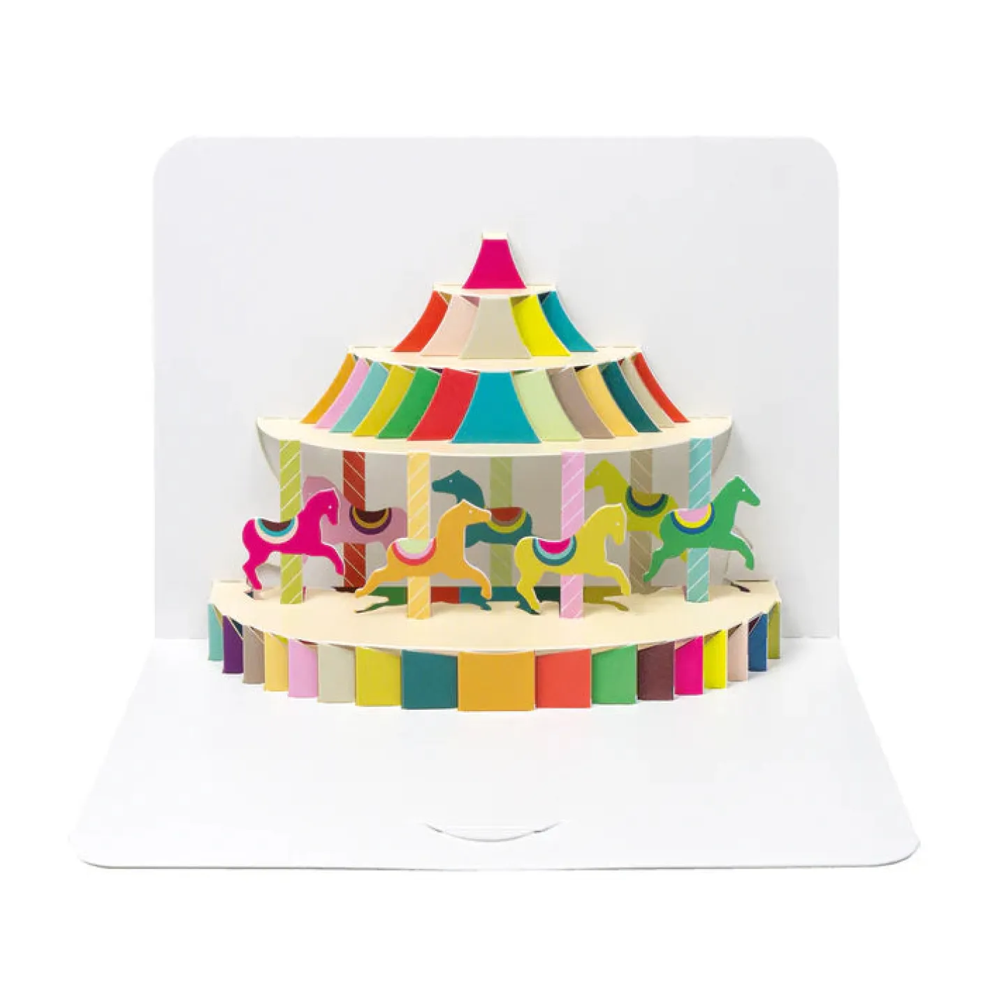 The Art File Carousel Pop Out Greeting Card