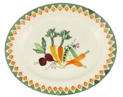 Emma Bridgewater Carrots & Beets Medium Oval Platter