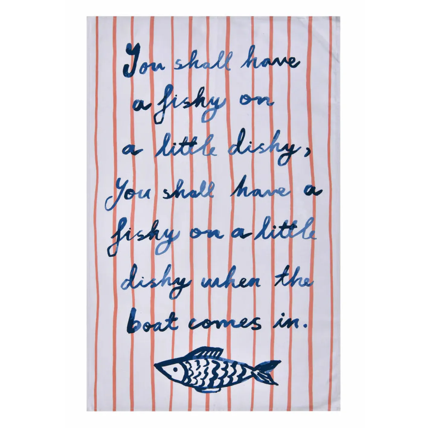 Ulster Weavers Catch of the Day Stripe Cotton Tea Towel