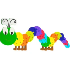 Orange Tree Toys Caterpillar Alphabet Wooden Puzzle