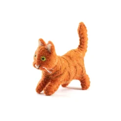 Sew Heart Felt Cat Lady Mouse with a Ginger Cat