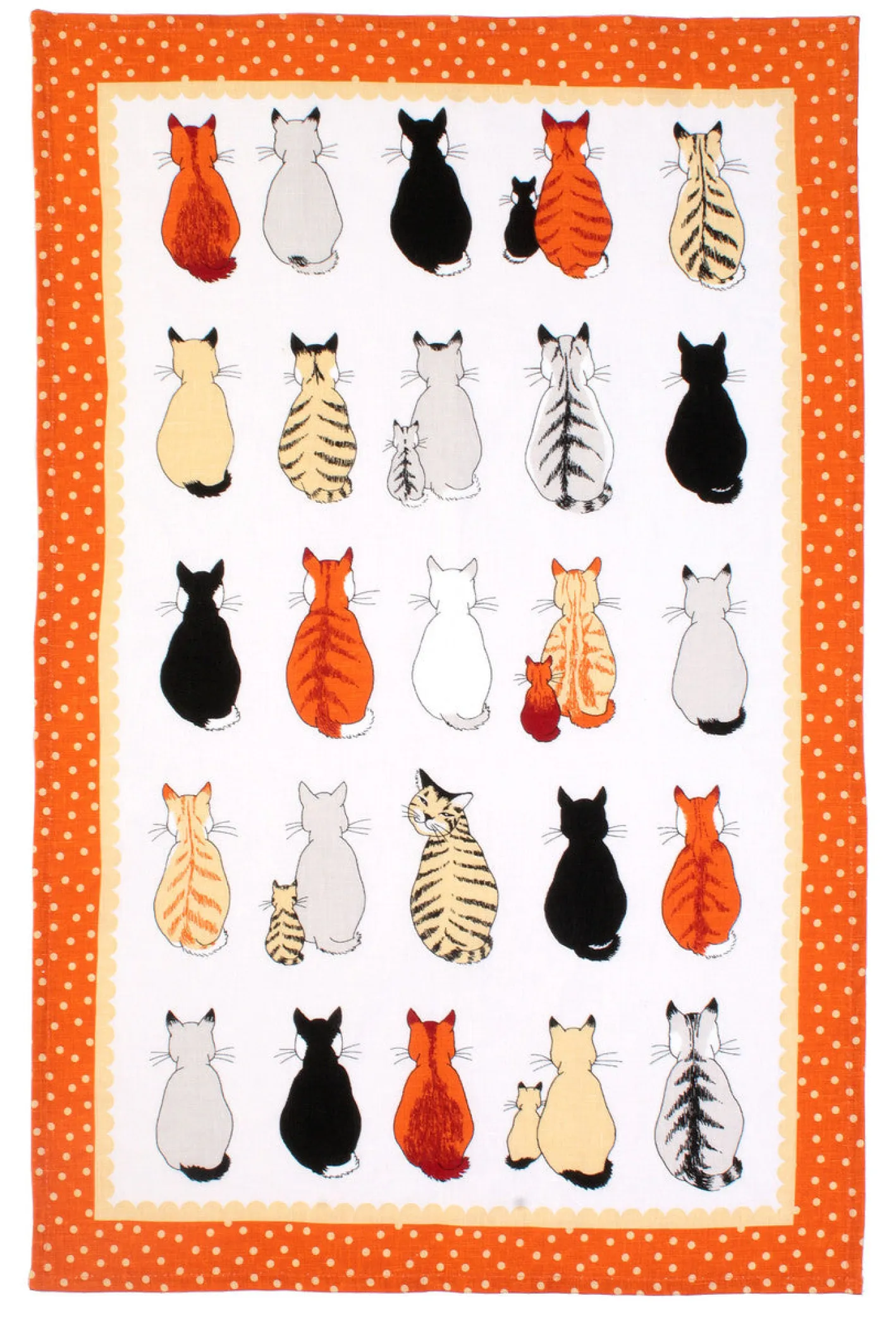 Ulster Weavers Cats in Waiting Tea Towel
