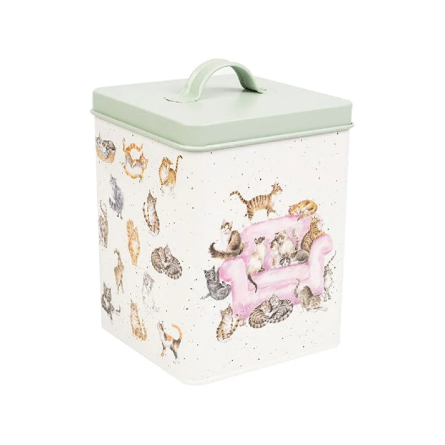 Wrendale Designs Cat Treat Square Tin
