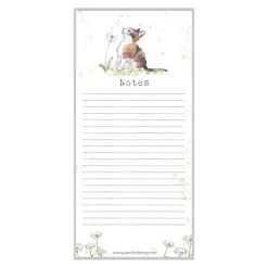 Paper Shed Design Cat with Dandelion "Notes" Magnetic List Pad