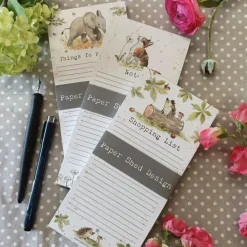 Paper Shed Design Cat with Dandelion "Notes" Magnetic List Pad