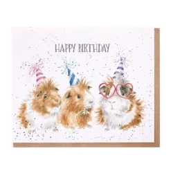 Wrendale Designs 'Celebrate in Style' Guinea Pig Birthday Card
