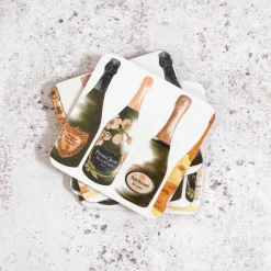 Corinne Alexander Champagne Coaster Set by