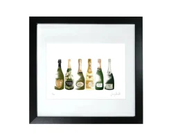 Corinne Alexander Champagne Framed Print by
