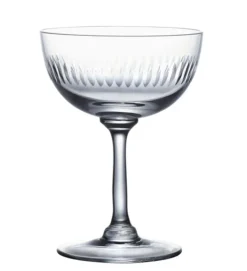 The Vintage List Champagne Saucer with Spears Design by