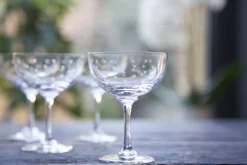 The Vintage List Champagne Saucer with Stars Design by