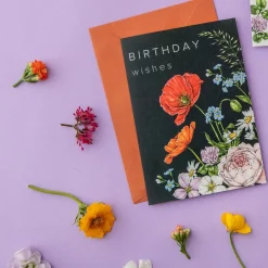 Catherine Lewis Champ de Fleur - Birthday Wishes Card