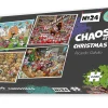 All Jigsaw Puzzles Chaos at Christmas 4 x 500 Piece Jigsaw Puzzles