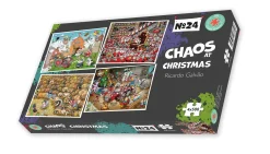 All Jigsaw Puzzles Chaos at Christmas 4 x 500 Piece Jigsaw Puzzles