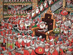 All Jigsaw Puzzles Chaos at Christmas 4 x 500 Piece Jigsaw Puzzles